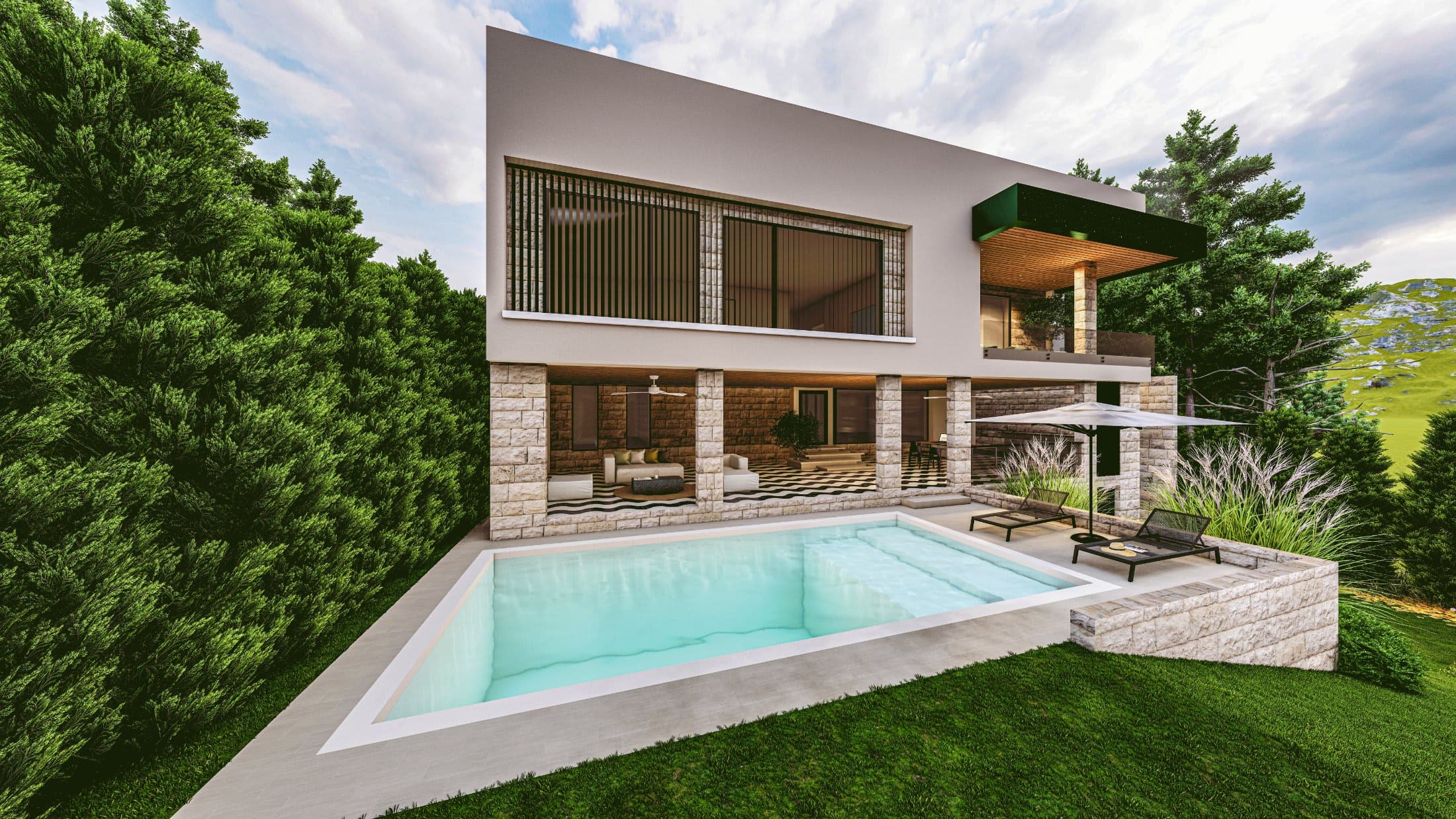 Семејна куќа — Населба Сопиште, Скопје 3