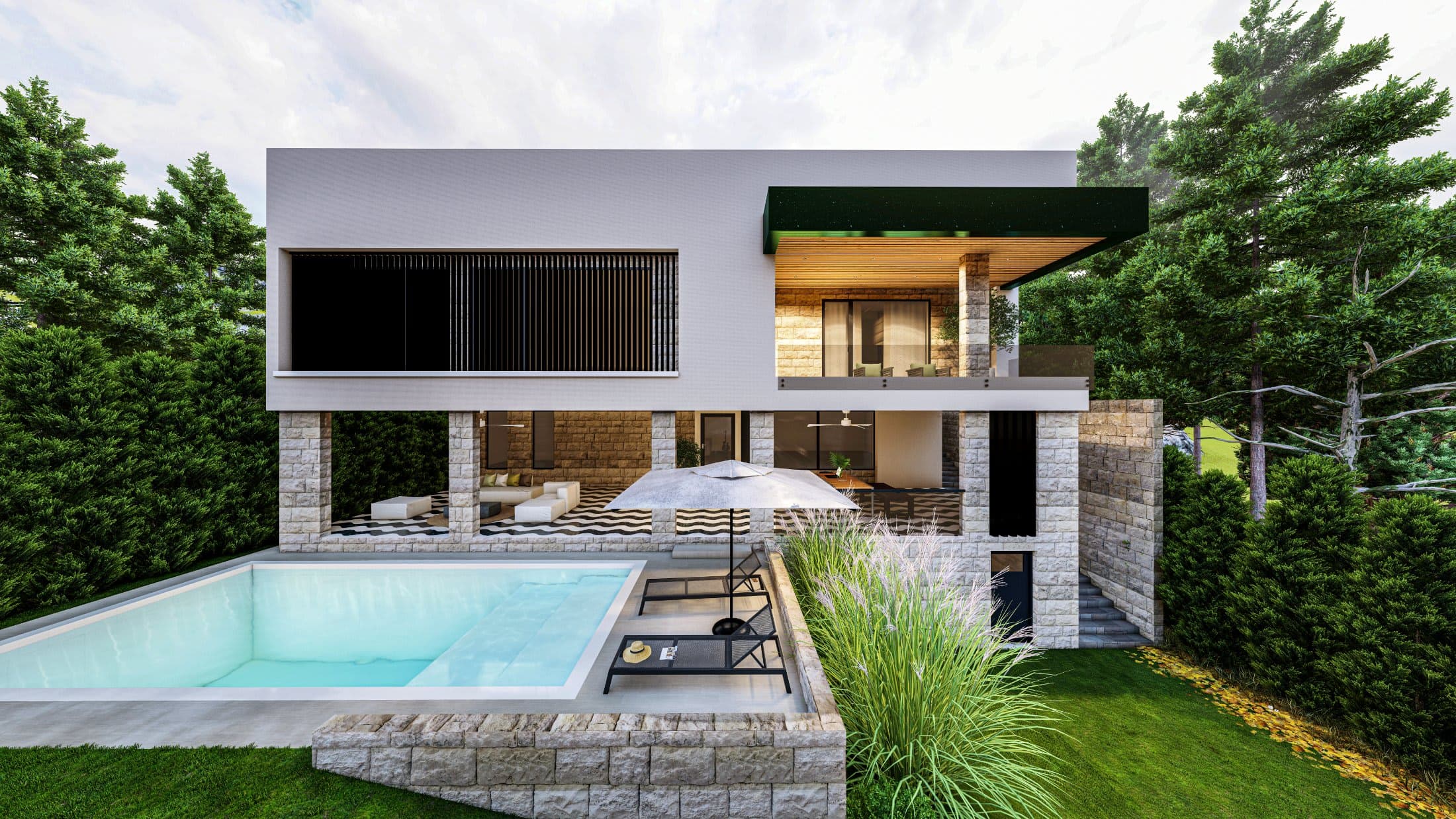 Семејна куќа — Населба Сопиште, Скопје 2