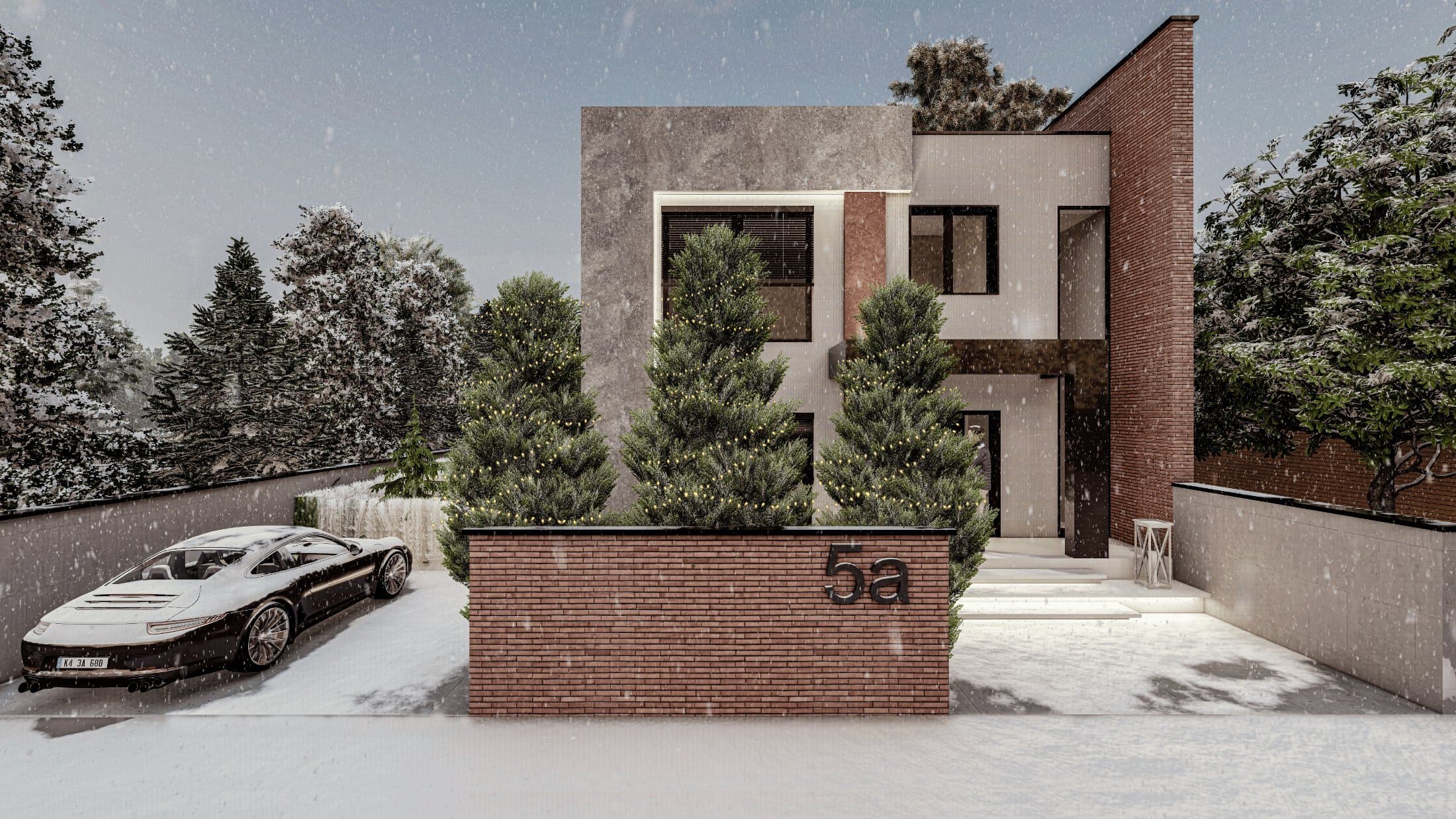 Семејна куќа — Лисиче, Скопје 2