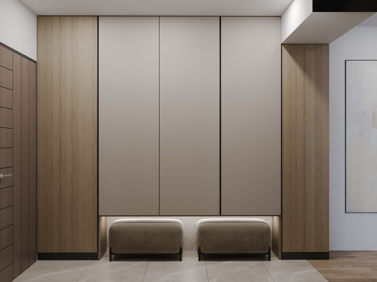 Модерен Стан со Темна Естетика — Внатрешен Дизајн, Скопје 3