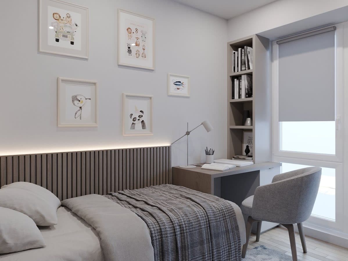 Модерен Стан со Темна Естетика — Внатрешен Дизајн, Скопје 13