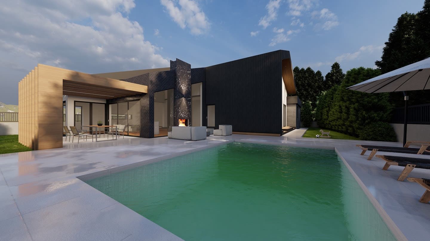 Современа Вила со Базен — Скопје 2